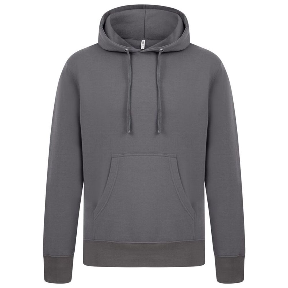 Casual Classics Mens Ringspun Cotton Hoodie / Charcoal